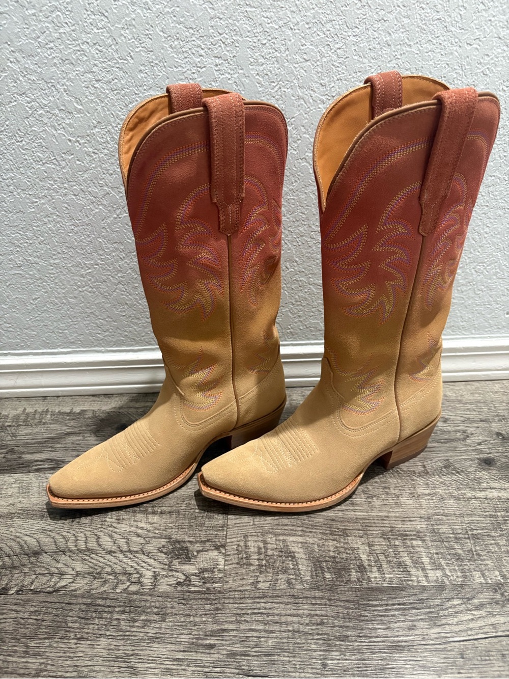 Tecovas Annie Ombré Western Heeled Boots